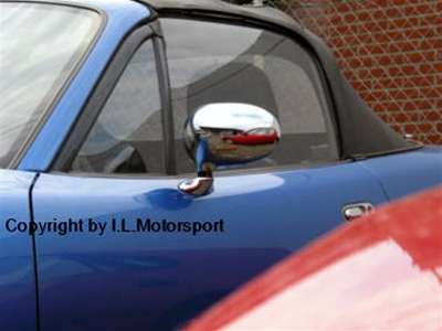 Chrome Mirror Frames by IL Motorsport - Pair